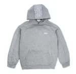Up In Flames Reverse Stitch Hoodie Grey (2)