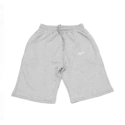 Up In Flames Reverse Stitch Shorts Grey (4)